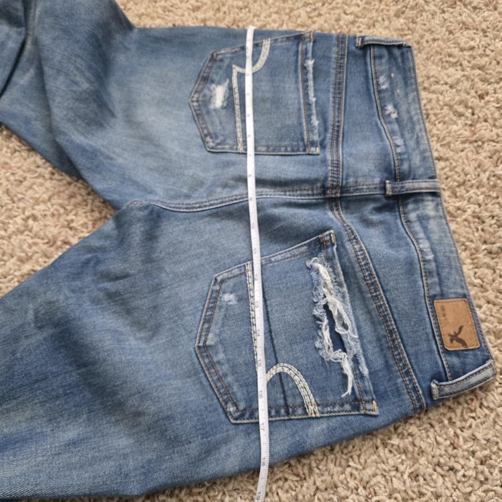 American Eagle Distressed Tomgirl Jeans - Picture 12 of 13